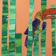 Atelier collage « La jungle façon le douanier Rousseau »