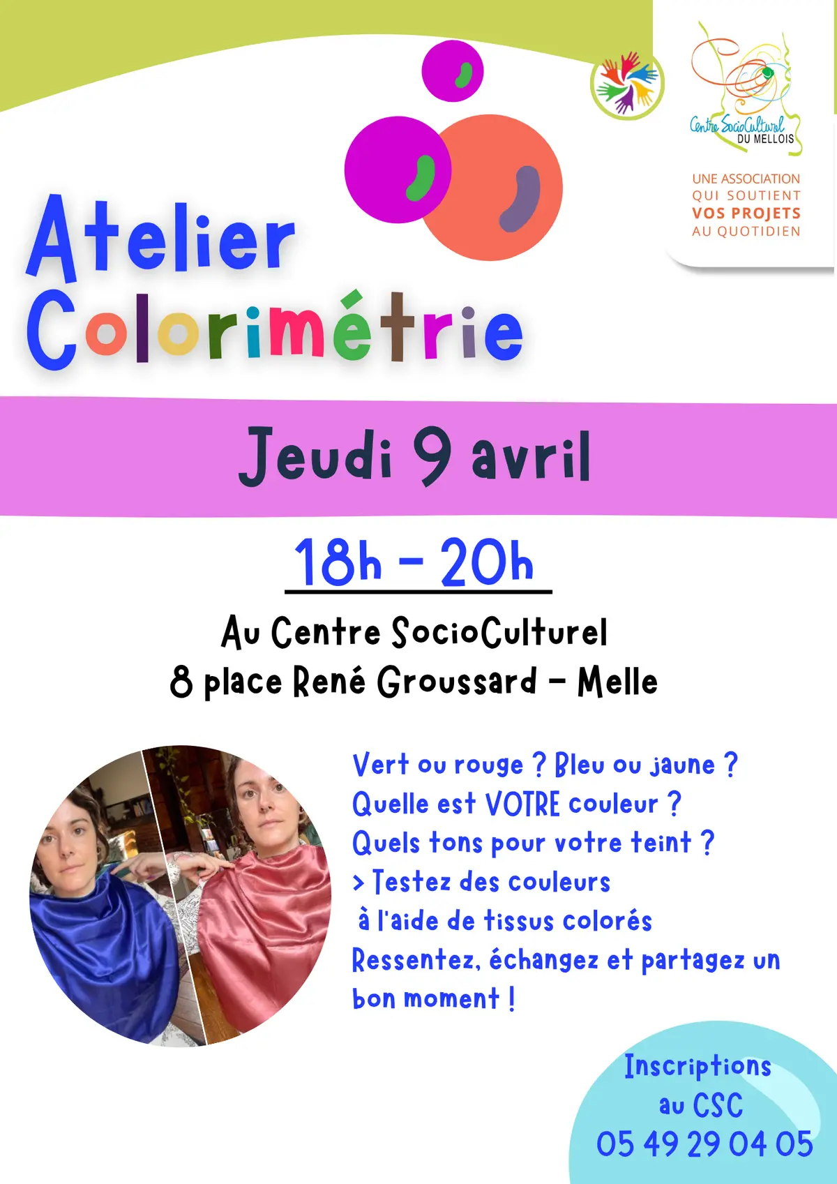 Atelier Colorimétrie