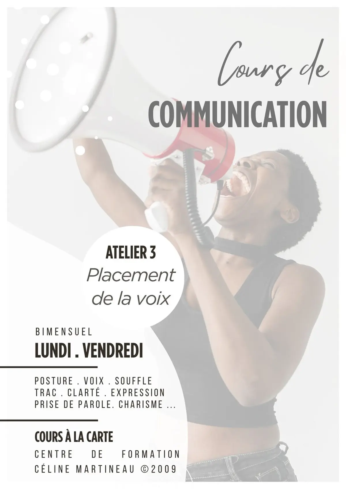 Atelier Communication 3 : Placement et projection de la voix