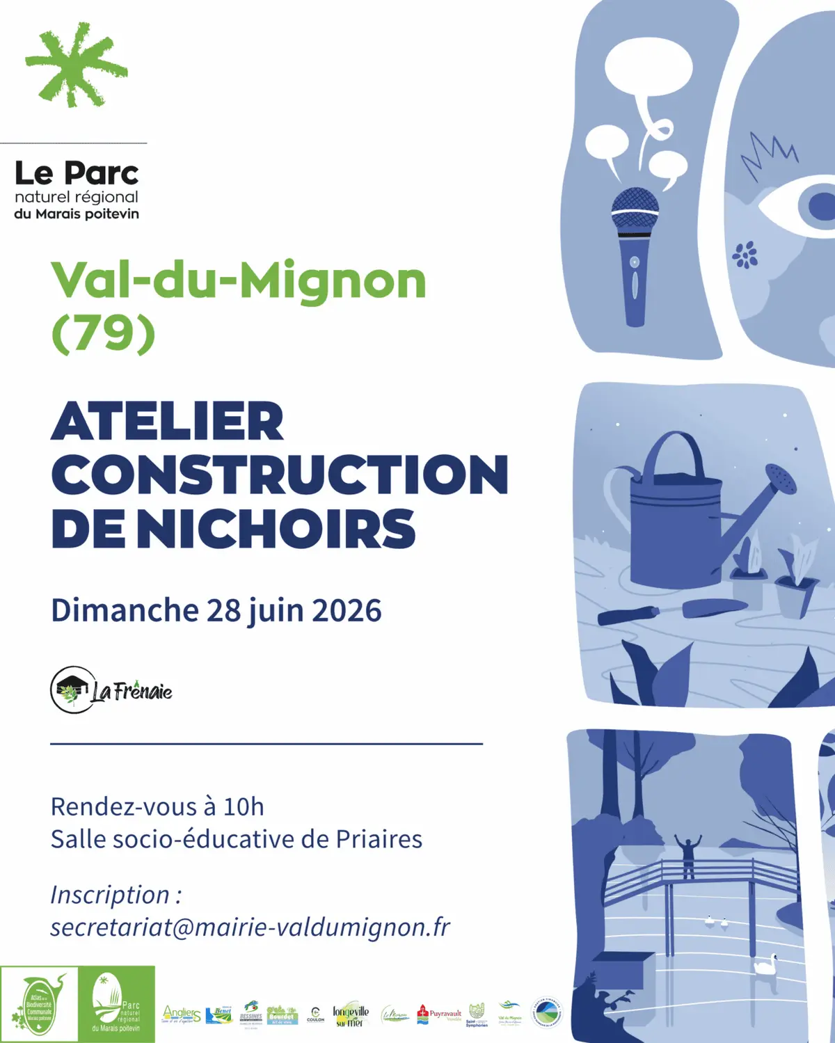 Atelier construction de nichoirs à Val-du-Mignon