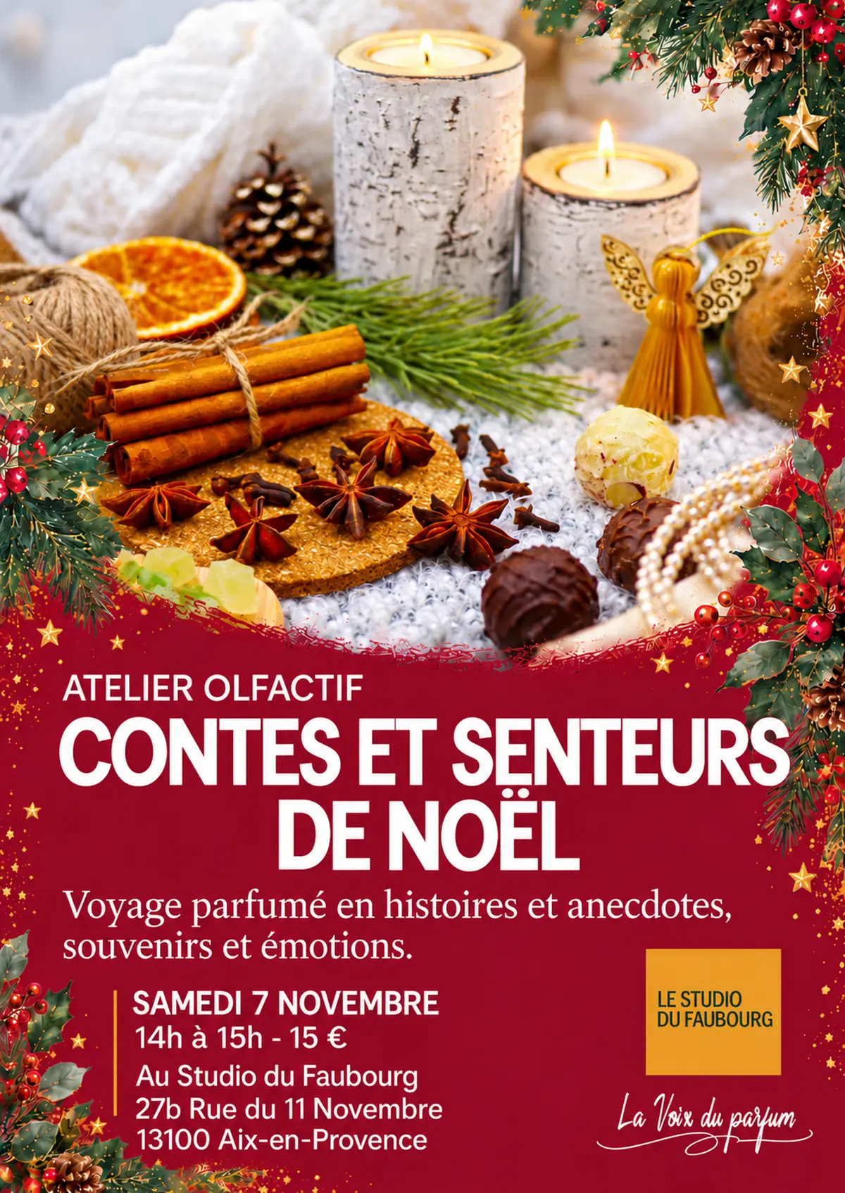 Atelier contes et senteurs de Noël