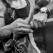 Atelier Cordonnerie à la Maison des Compagnons du Devoir de Pantin