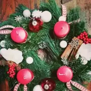 Atelier couronne de l'Avent à Strasbourg (67)