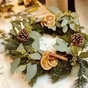 Atelier couronne de l'Avent à Strasbourg (67)