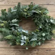 Atelier couronne de Noël à Mouvaux (59)