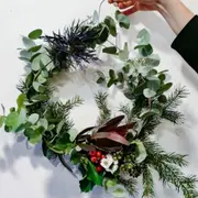 Atelier couronne de Noël à Reims (51)