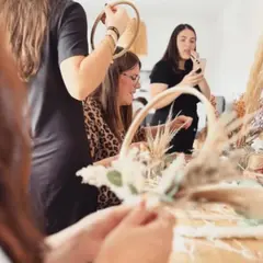 Atelier couronne fleurs séchées La Tranche-sur-Mer (85)