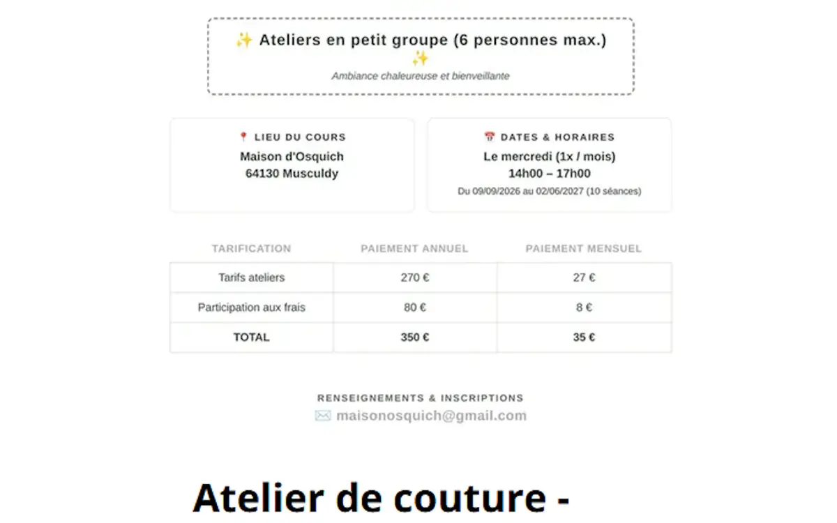 Atelier couture