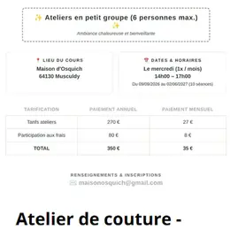 Atelier couture
