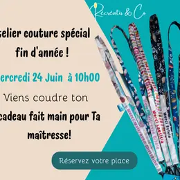Atelier couture Cadeau fin d'année