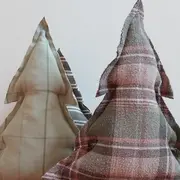 Atelier couture - des sapins en tissu avec Anne à la Recyclerie