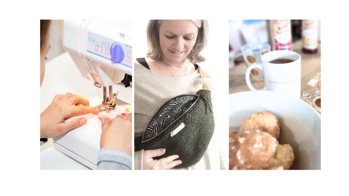 Atelier couture et gourmandise : les paillettes de Gigi