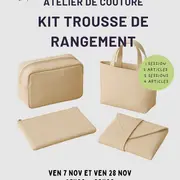 Atelier couture, kit trousse de rangement