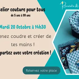 Atelier couture pour tous