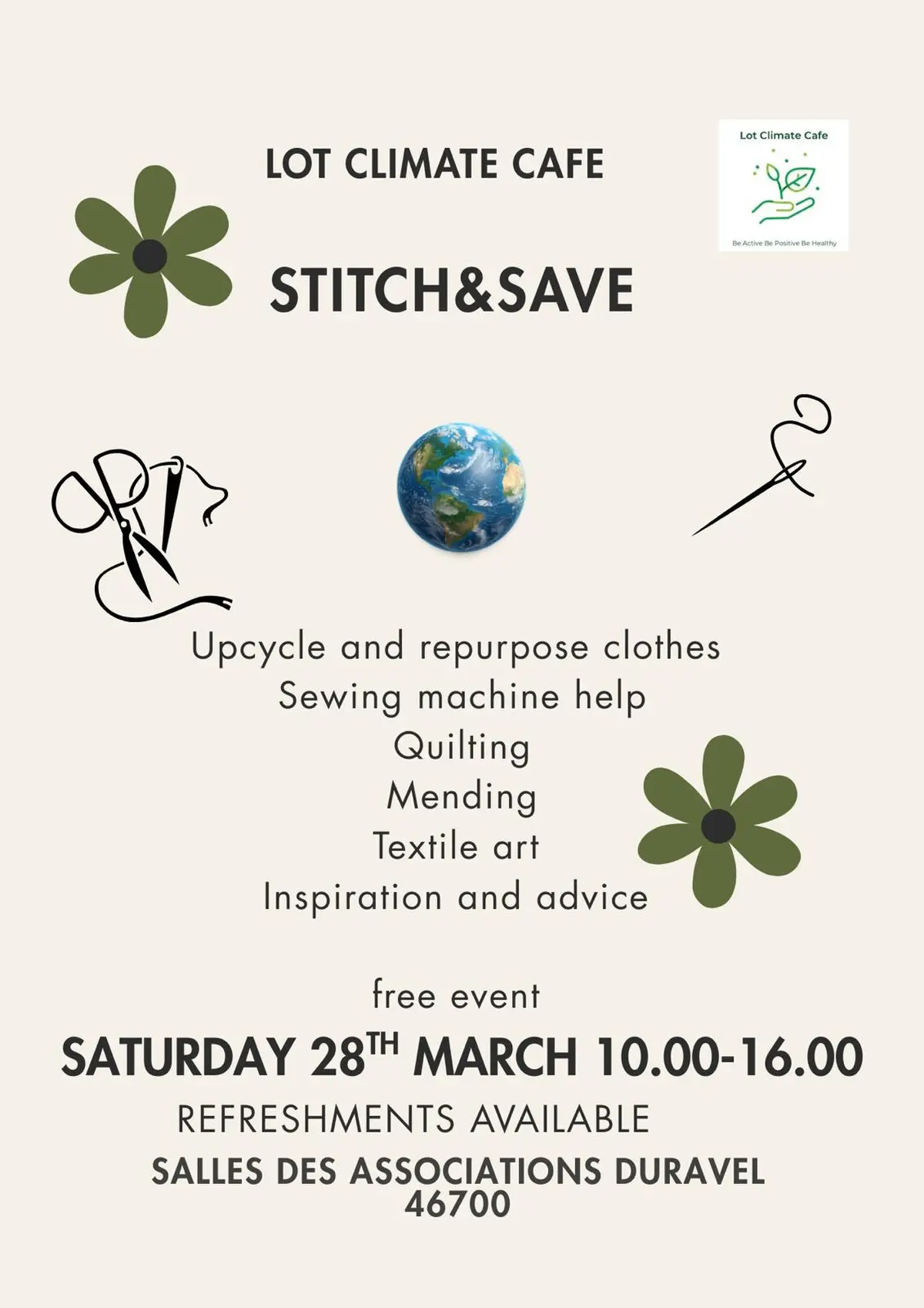 Atelier couture upcycling