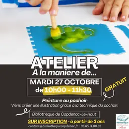 Atelier Créatif « A la manière de ... » à la Bibliothèque de Capdenac
