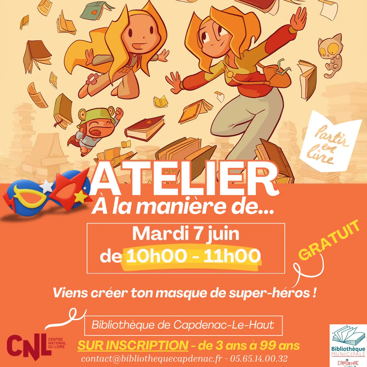 Atelier créatif : « à la manière de... » à la bibliothèque de Capdenac-Le-Haut