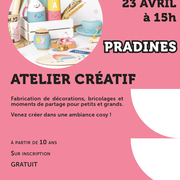 Atelier Créatif à la Médiathèque de Pradines