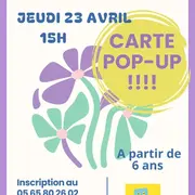 Atelier créatif à la Médiathèque du Pays Rignacois