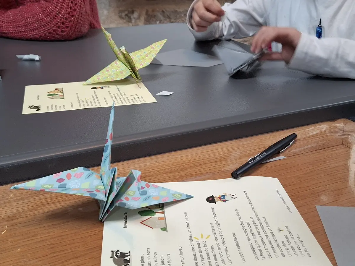 Atelier créatif Animaux de papier - Maison Jacques Prévert
