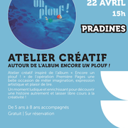 Atelier créatif autour de l'album Encore un plouf !