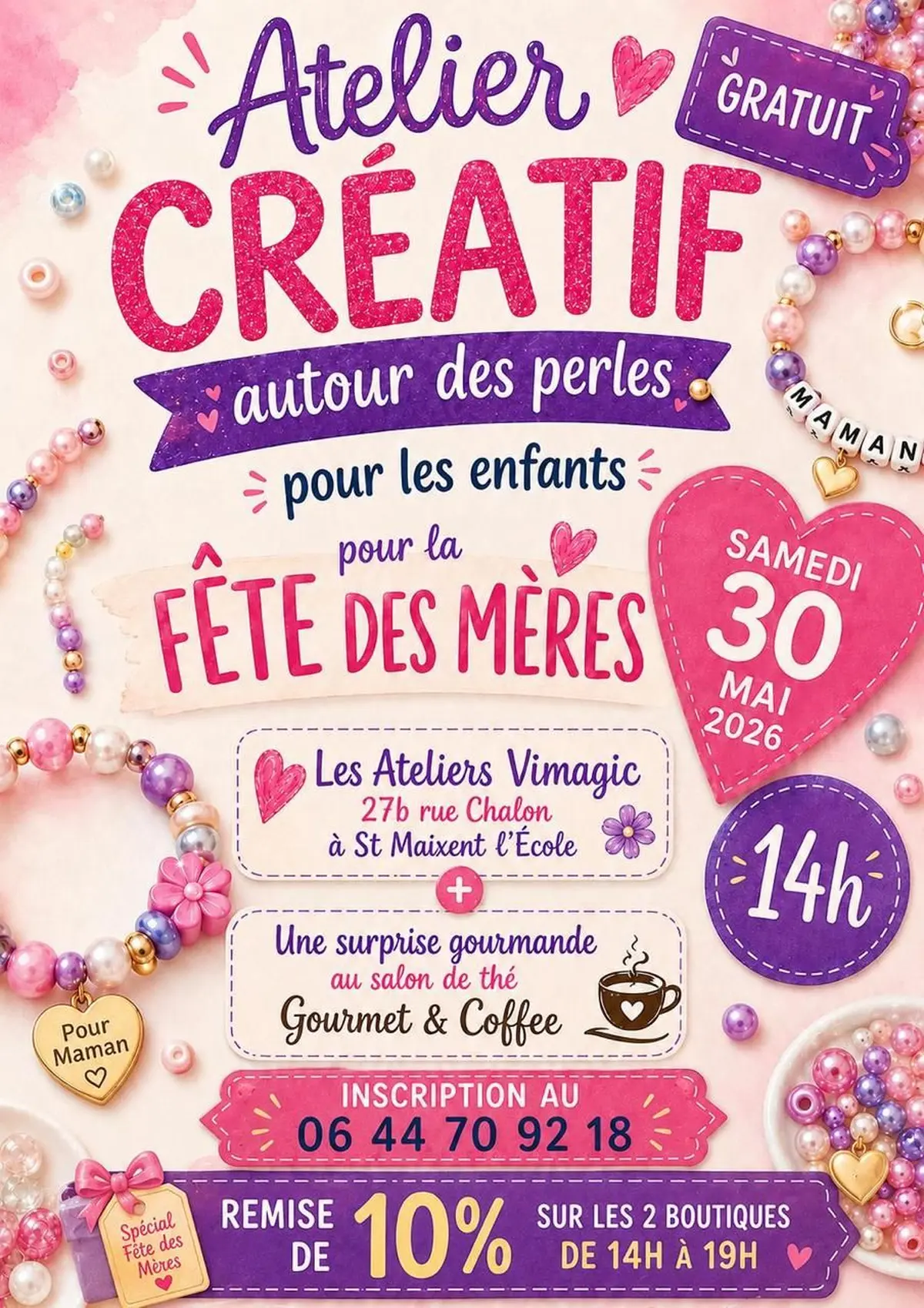 Atelier Créatif - Autour des perles