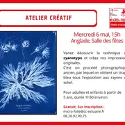 Atelier créatif avec la micro folie à Anglade