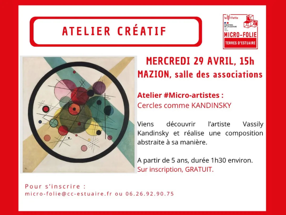 Atelier créatif avec la micro folie à Mazion