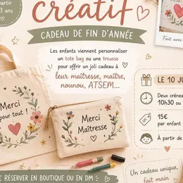 Atelier créatif - cadeau de fin d'année - La Boutique de Toul