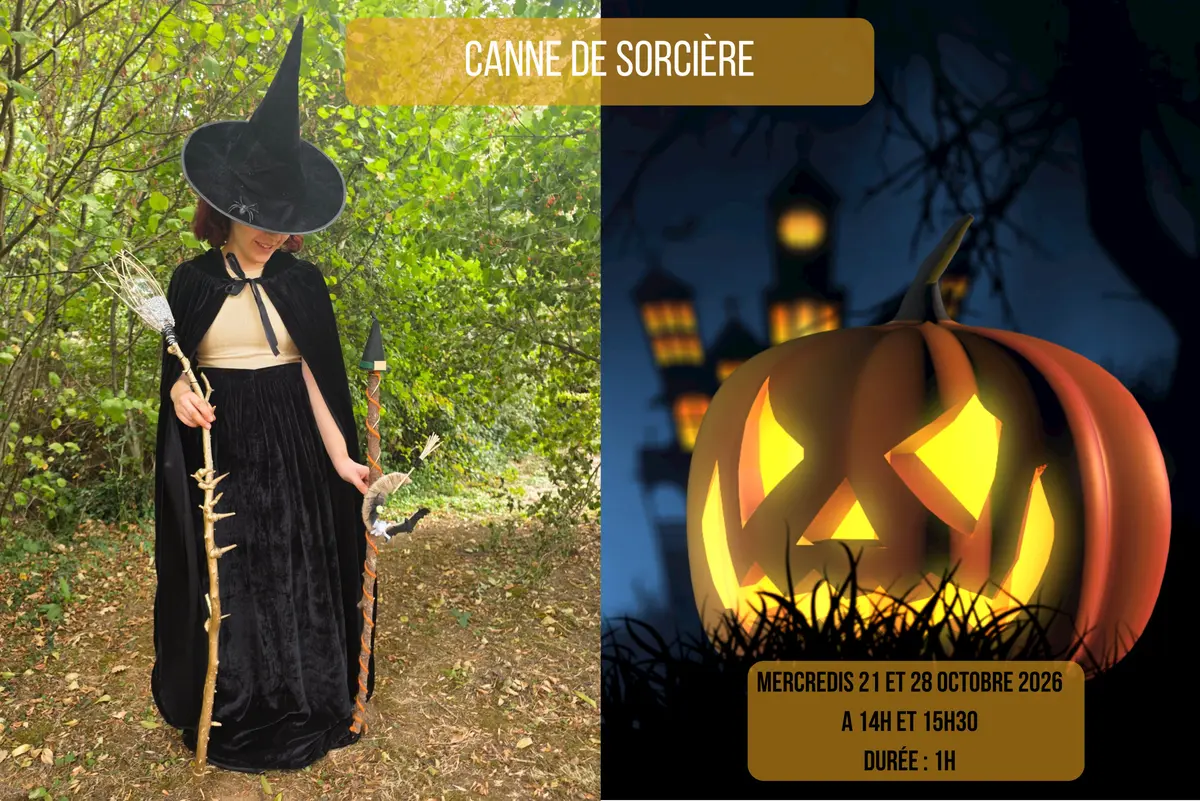 Atelier créatif : canne de sorcière