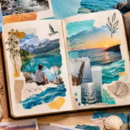 Atelier créatif carnet de voyage sensoriel
