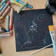 Atelier créatif - Carte à gratter