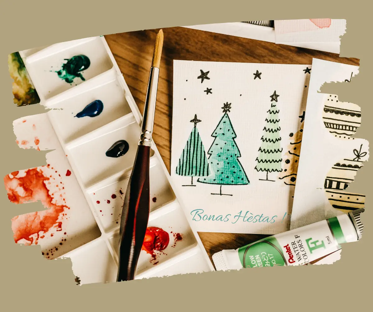 Atelier créatif cartes de voeux !