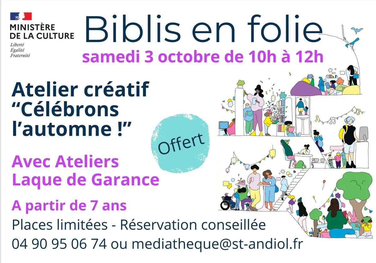 Atelier créatif célébrons l'automne