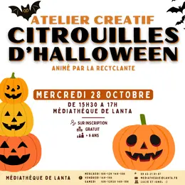 Atelier Créatif Citrouilles D'Halloween