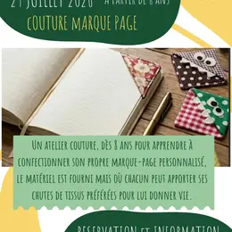 Atelier Créatif : Coutire marque-page (à partir de 8 ans)