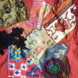 Atelier créatif - Crazy patchwork
