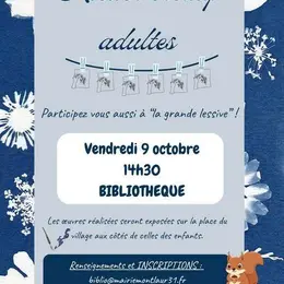 Atelier Créatif Cyanotype à La Bibliothèque De Montlaur