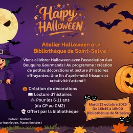 Atelier créatif d'Halloween