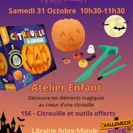 Atelier Créatif d'Halloween avec Sandrine de PapierCiseauxEtCie