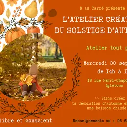Atelier créatif  du solstice d'automne