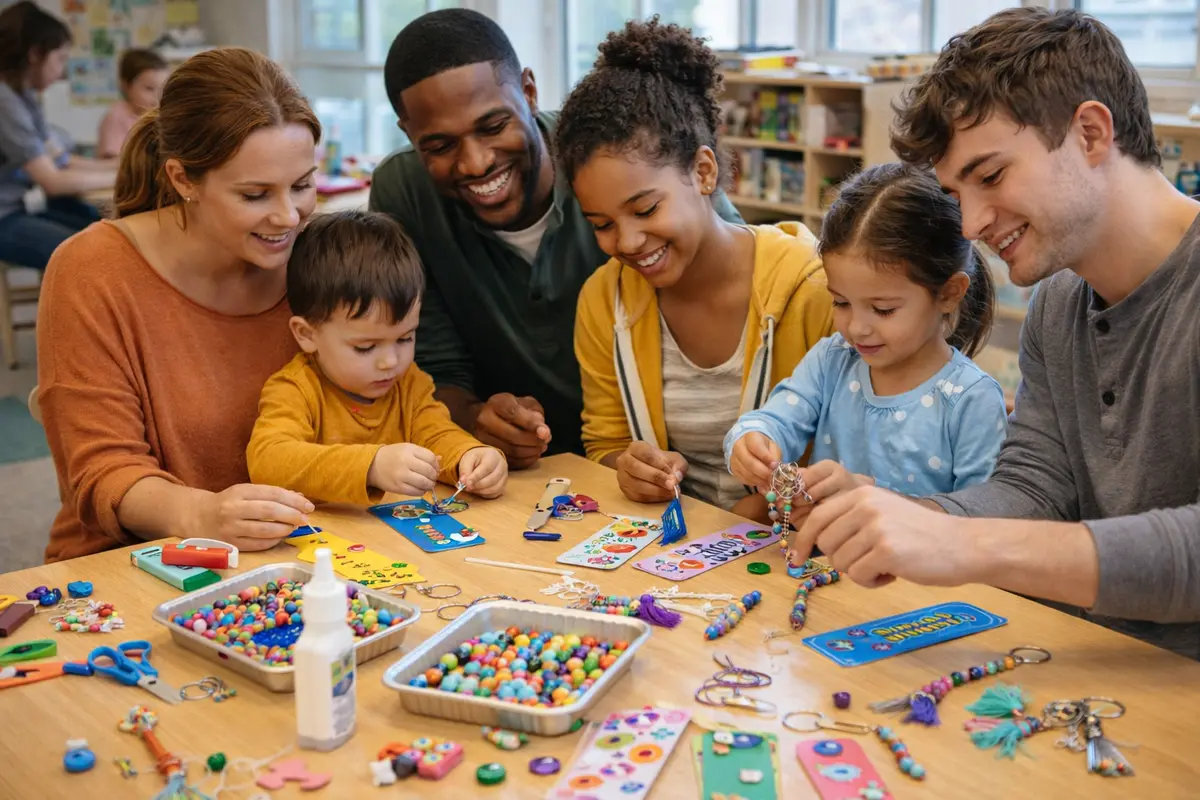 Atelier créatif en famille
