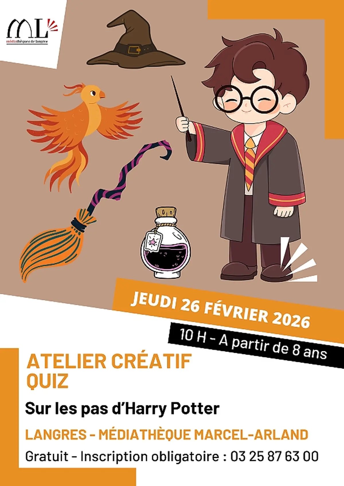 Atelier créatif et quiz - Sur les pas d'Harry Potter