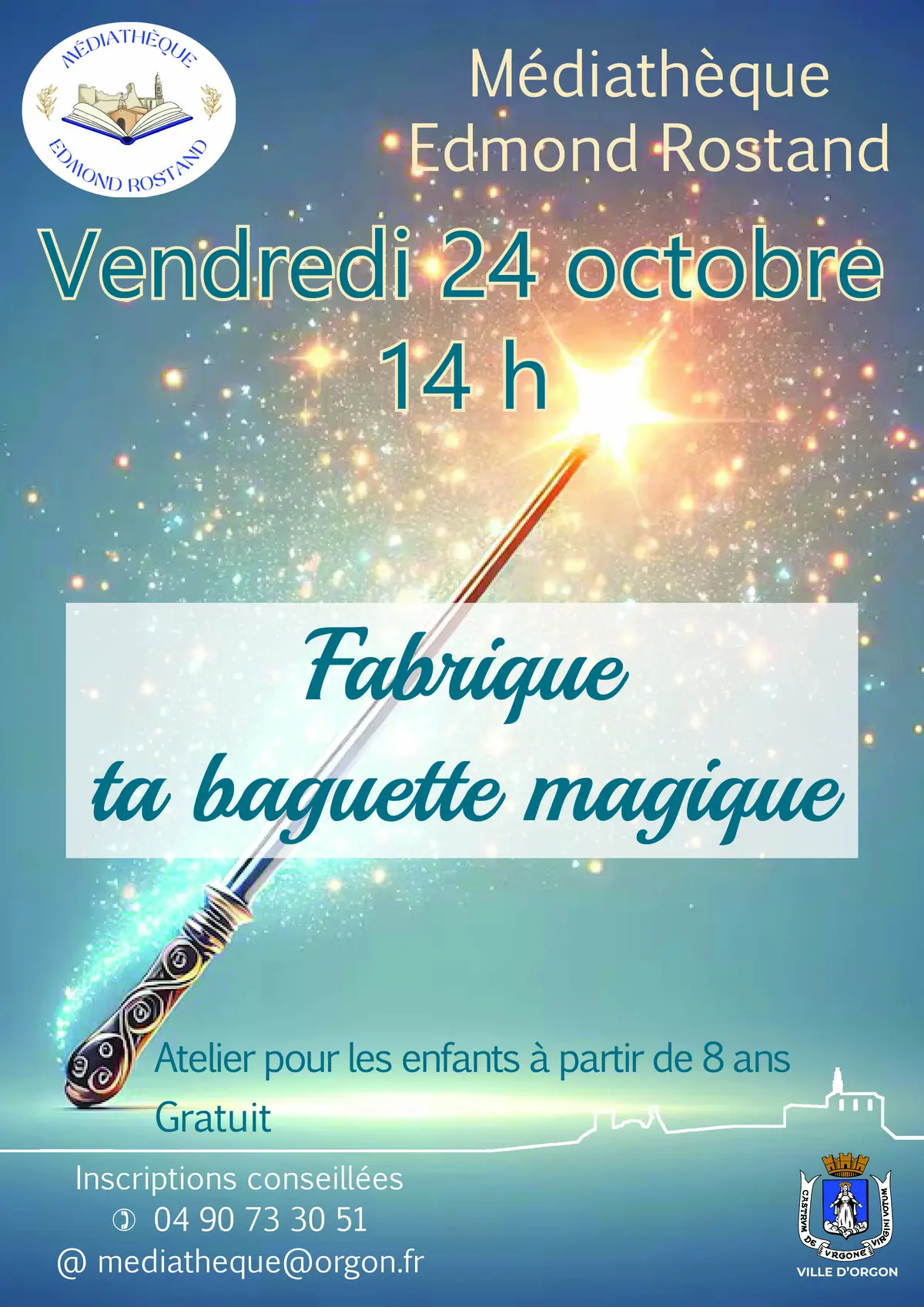 Atelier créatif Fabrique ta baguette