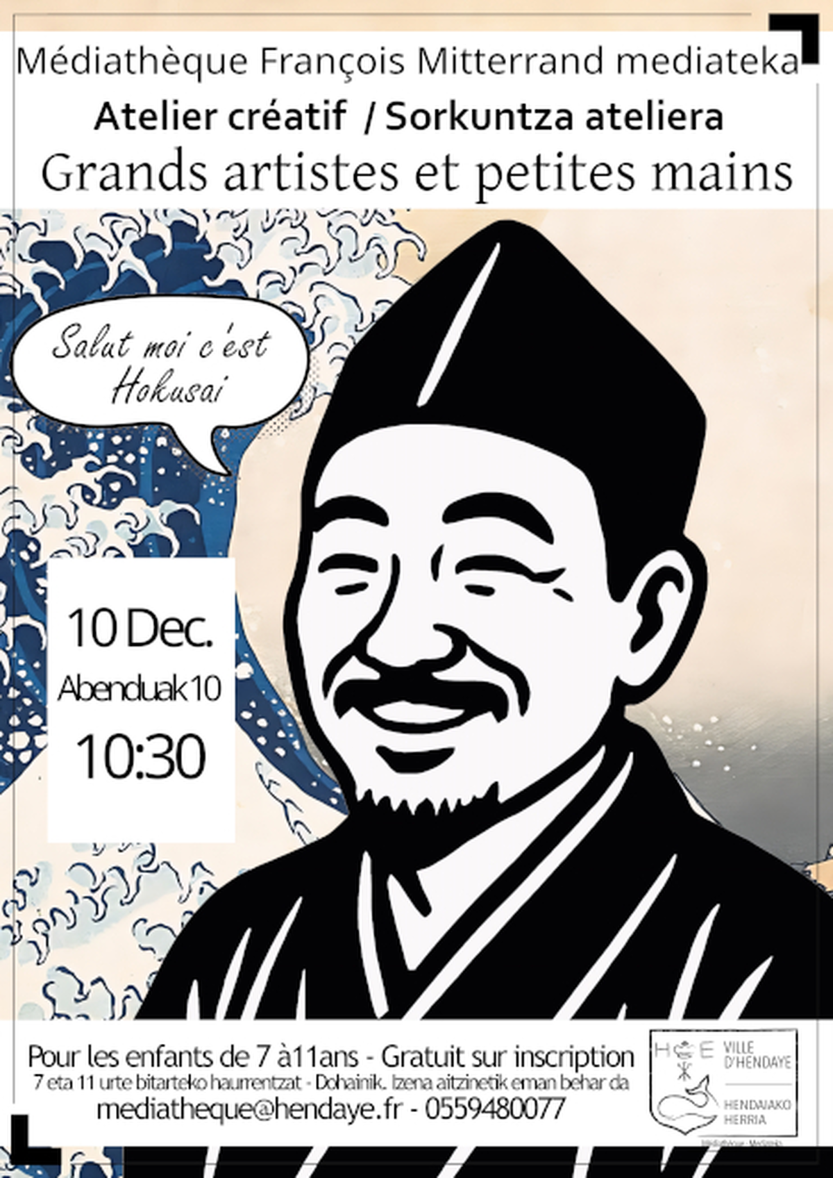 Atelier créatif - Grands artistes et petites mains