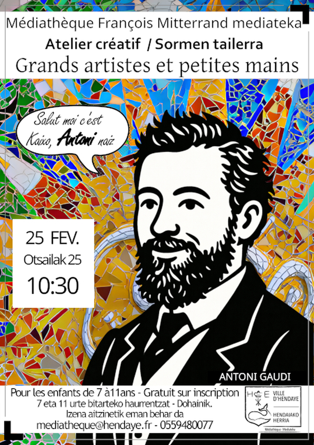 Atelier créatif - Grands artistes et petites mains