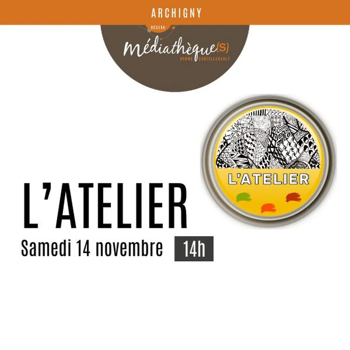 Atelier créatif : gribouillage collectif