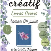 Atelier créatif I Livres fleuris