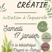 Atelier créatif - Initiation à l'aquarelle