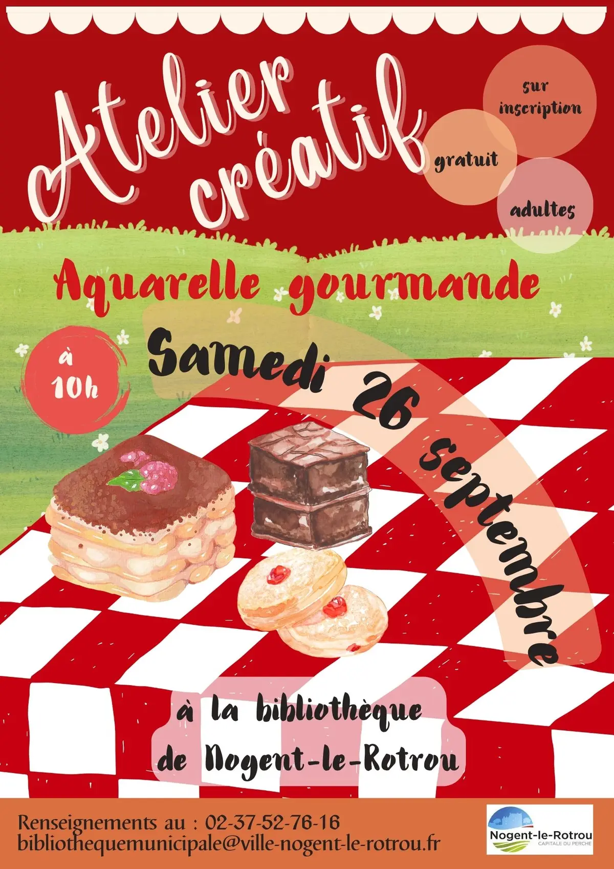 Atelier créatif - Initiation à l'aquarelle gourmande